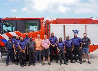 Saba receives new fire truck