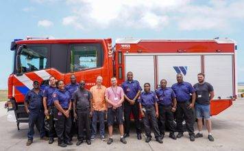 Saba receives new fire truck