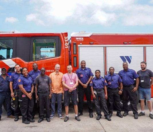 Saba receives new fire truck