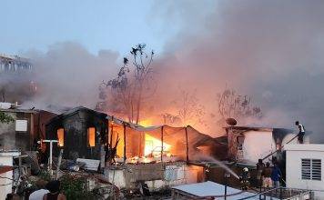 Large Fire Ravages Madrid Lane in Dutch Quarter