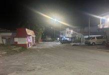 Paving Road Blunder in Cole Bay