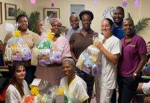 Rotary Sunset Donates Maternity Gift Baskets to Maternité Active Saint Martin Association