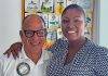 Adelena Chandler becomes the newest Rotary club of Sint Maarten member