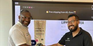 Lippia Alba Tea partners with Antillean shop E-Toko