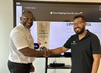 Lippia Alba Tea partners with Antillean shop E-Toko