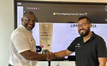 Lippia Alba Tea partners with Antillean shop E-Toko