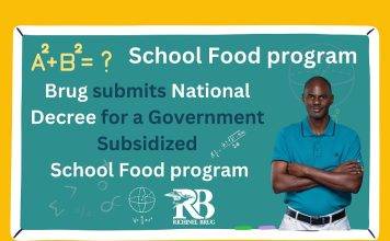 BRUG Submits National Decree for Government subsidized school food program