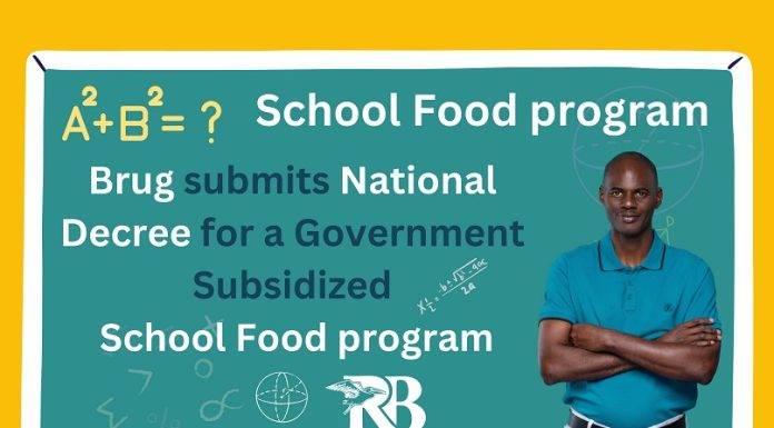 BRUG Submits National Decree for Government subsidized school food program