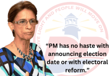 Sarah: “PM has no haste with announcing election date and no haste with electoral reform.”