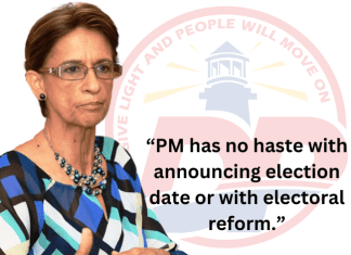 Sarah: “PM has no haste with announcing election date and no haste with electoral reform.”