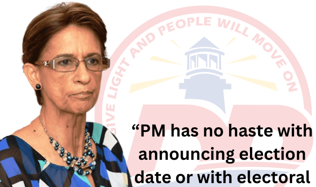 Sarah: “PM has no haste with announcing election date and no haste with electoral reform.”