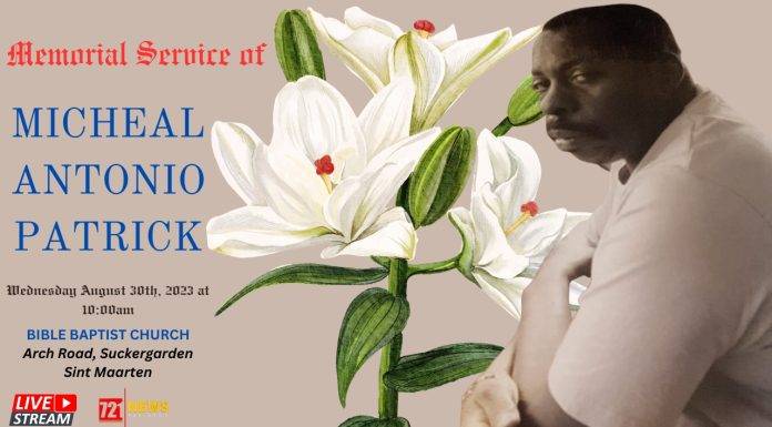 Memorial Service of MICHEAL ANTONIO PATRICK