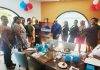 Caribbean Pearls Toastmasters club inducts new members.
