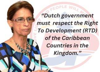 Dutch government must respect the Right To Development (RTD) of the Caribbean Countries in the Kingdom.