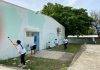 AUC medical students volunteered to paint part of MPC premises