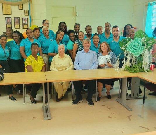 Marie Genevieve de Weever Primary School Honors Former School Manager Mrs. Anna Grantham-Halley