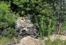 TRAFFIC DEPARTMENT OF KPSM INVESTIGATING FLIPPED CAR INCIDENT IN THE MULLET-BAY AREA