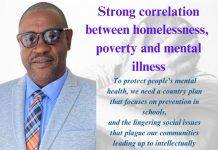Strong correlation between homelessness, poverty and mental illness