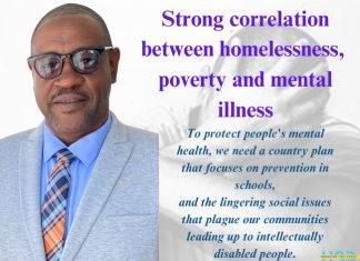 Strong correlation between homelessness, poverty and mental illness