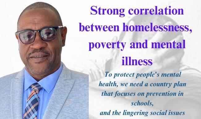 Strong correlation between homelessness, poverty and mental illness