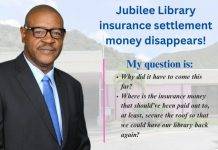 Jubilee Library insurance settlement money disappears!