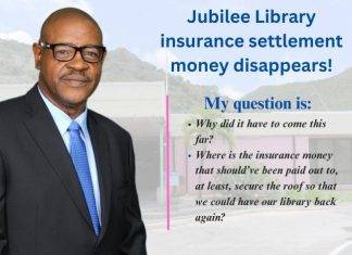 Jubilee Library insurance settlement money disappears!