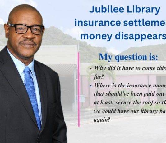 Jubilee Library insurance settlement money disappears!