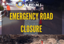 Time Change Update- Emergency Road Closure: Point Blanche Hillside Boulders Removal Operation