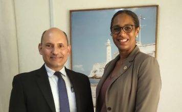 Heyliger-Marten pays courtesy visit to Cuban Ambassador to Guyana, discusses areas of potential cooperation