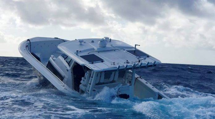 Coastguard assists sinking vessel