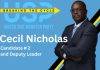 USP President Cecil Nicholas officially announces his candidacy