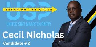 USP President Cecil Nicholas officially announces his candidacy