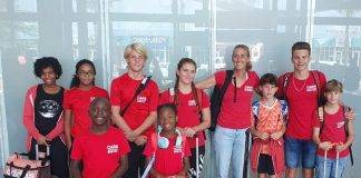 Carib Swim Team shines in 2023 Competitions Abroad- Minister drs. Samuel Congratulates Team on Regional Success.