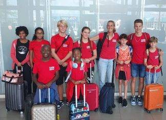 Carib Swim Team shines in 2023 Competitions Abroad- Minister drs. Samuel Congratulates Team on Regional Success.