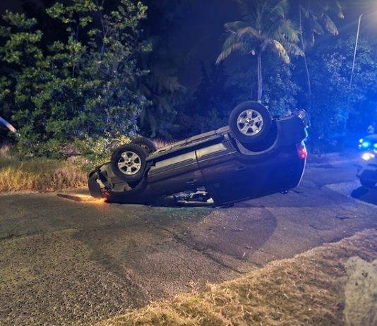 Police Force of Sint Maarten Investigates Vehicle Accident in Mullet Bay