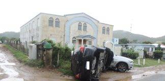 Serious Three-Vehicle Accident on Bishop Hill Road – Police Urges Vigilance on Wet Roads