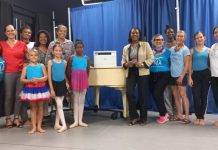 Island Gems supports NIA with piano dolly and printer