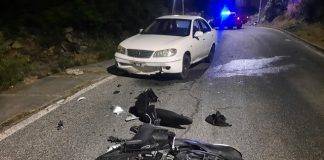 SERIOUS SCOOTER ACCIDENT ON OYSTER POND ROAD