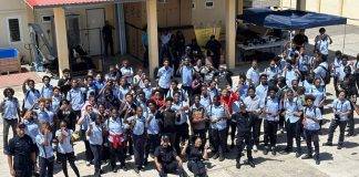 Milton Peters College visits the Coast Guard