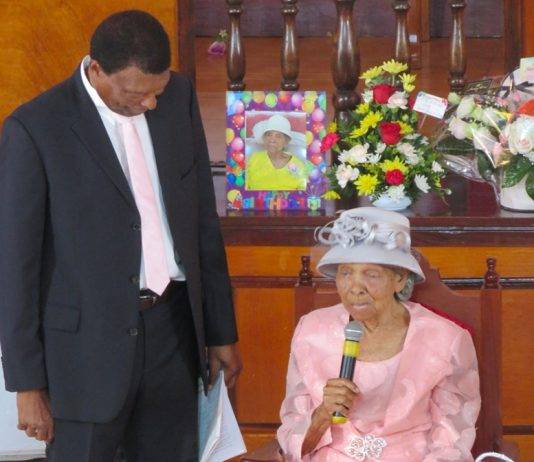 The Philipsburg Seventh-day Adventist Church Pays Tribute to a Member Centenarian Queen, Barbara Richardson