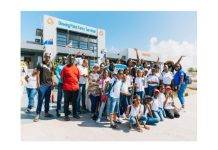 MAC Students Salt Picking Experience in Anguilla with Quest Experiences