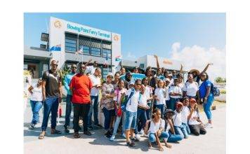 MAC Students Salt Picking Experience in Anguilla with Quest Experiences