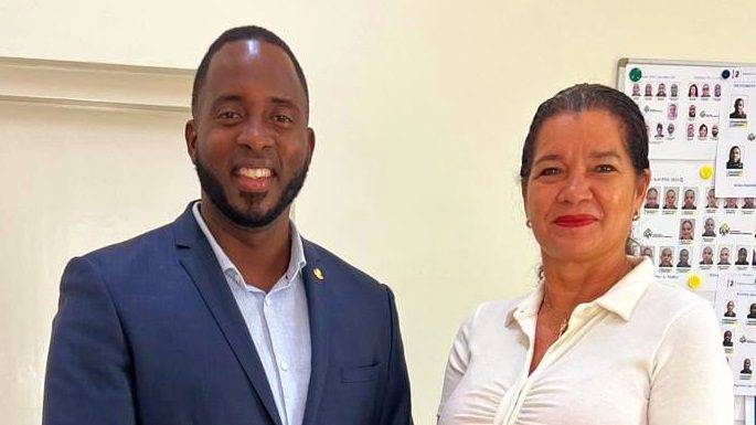Minister of Justice Lewis pays courtesy visit to Curacao Police Academy