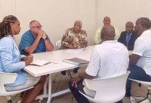 TEATT Minister Heyliger-Marten meet with James and James Construction