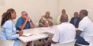 TEATT Minister Heyliger-Marten meet with James and James Construction