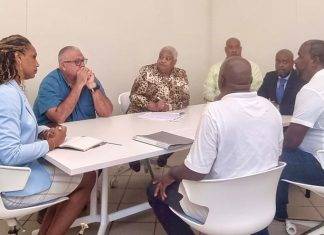 TEATT Minister Heyliger-Marten meet with James and James Construction