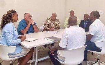 TEATT Minister Heyliger-Marten meet with James and James Construction
