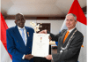 Karel Sorton receives Royal Decoration