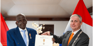 Karel Sorton receives Royal Decoration