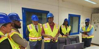 PM Mercelina goes on a Surprise Visit to GEBE Power Plant